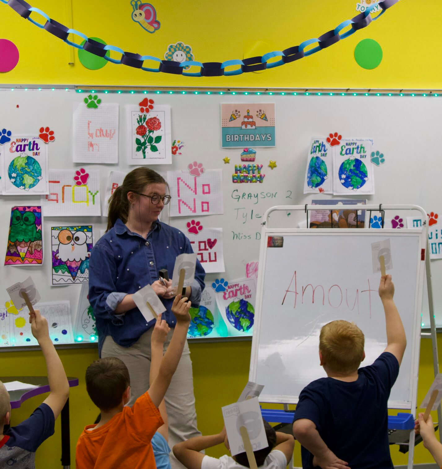 Students in an academic enrichment program